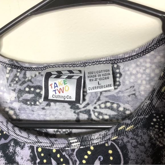 < Vintage Take Two Unique Pattern Top Made In India > - Picture 3 of 4